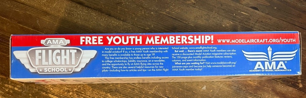AMA Alpha High-performance Rubber-powered Free Flight Model Airplane