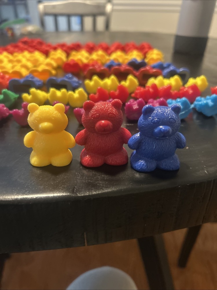 Learning Resources 125 Three Bear Family Counters Educational Counting & Sorting