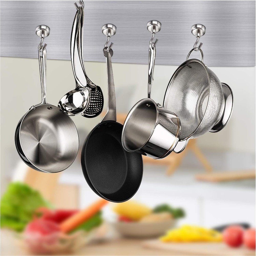 Strong Rust-Resistant Neodymium Hooks - 30lbs Capacity for Ultimate Versatility