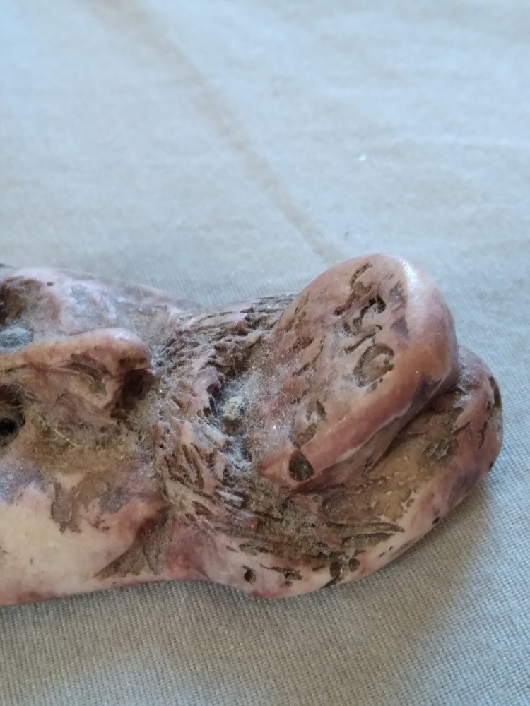 Vintage Man's Face Chewing Gum Dish Rest.