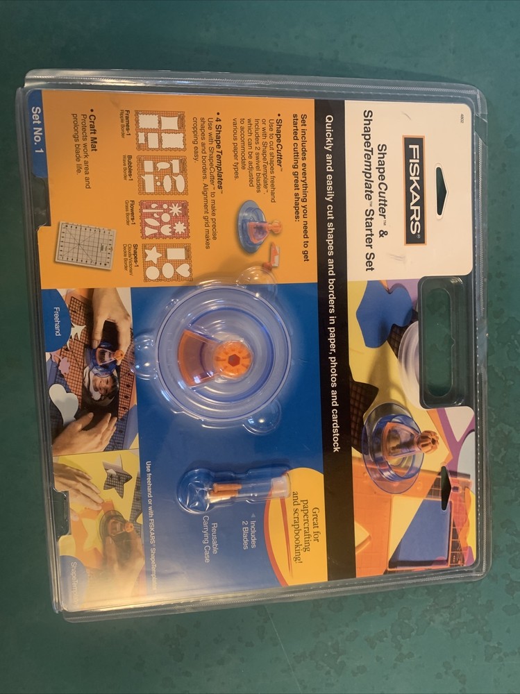 Fiskars ShapeCutter And Shape Template Starter Set scrapbooking paper cutter