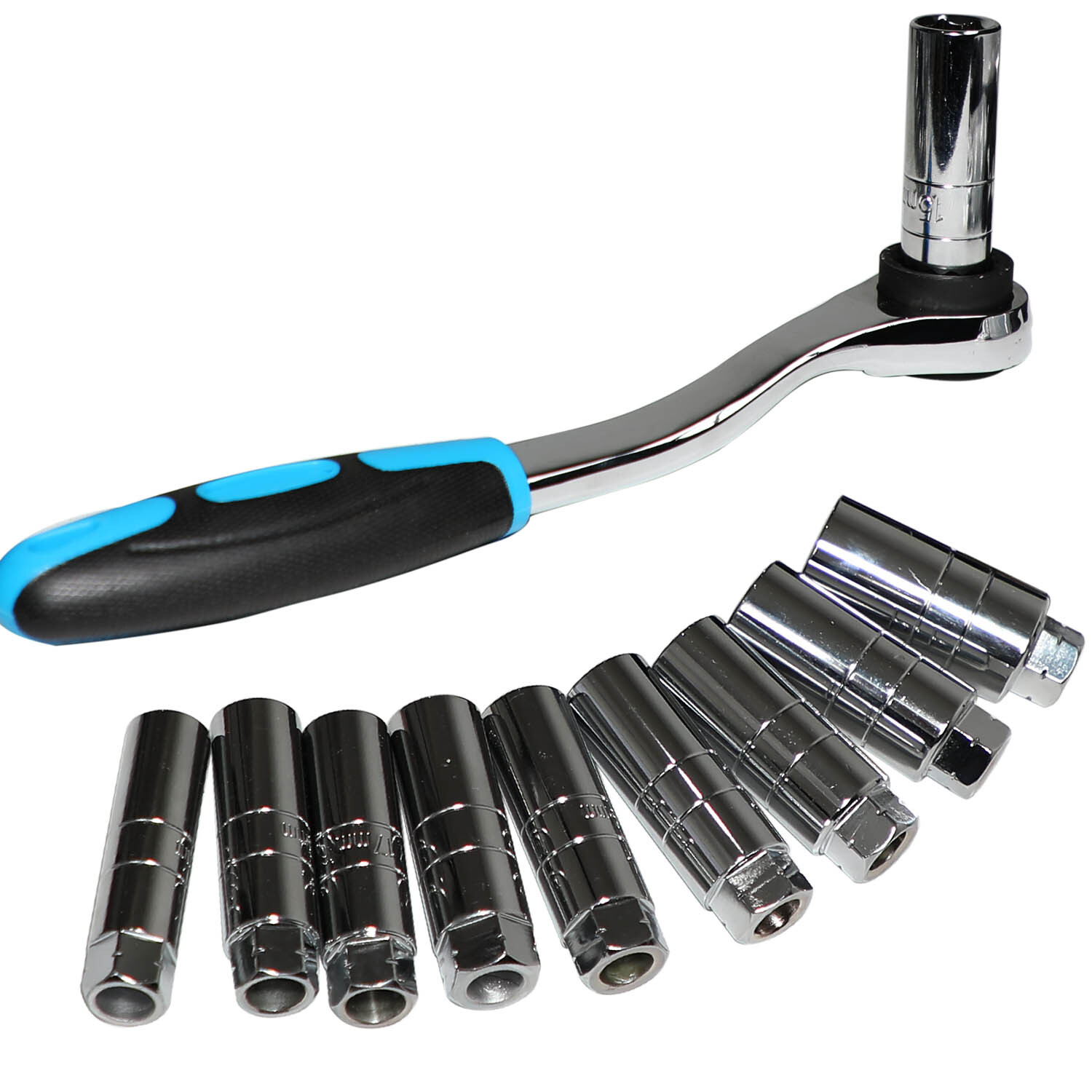 47pc Shock Absorber Tool Kit Suspension Top Mount Strut Nut Removal Tool Set