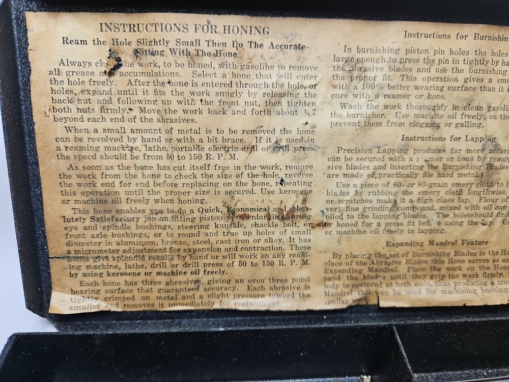 BEARD CYLINDER HONING SET (3)