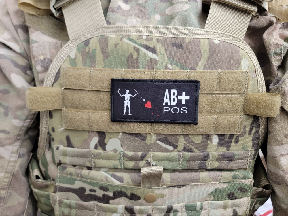 Backbeard 2x4 Bloodtype Tactical Patch