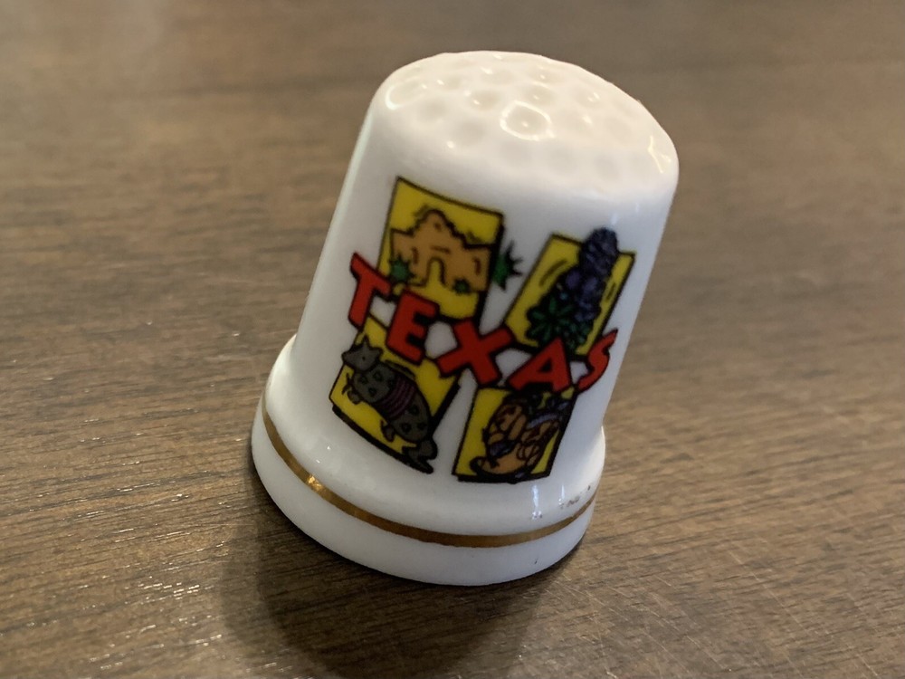 Texas Porcelain Thimble