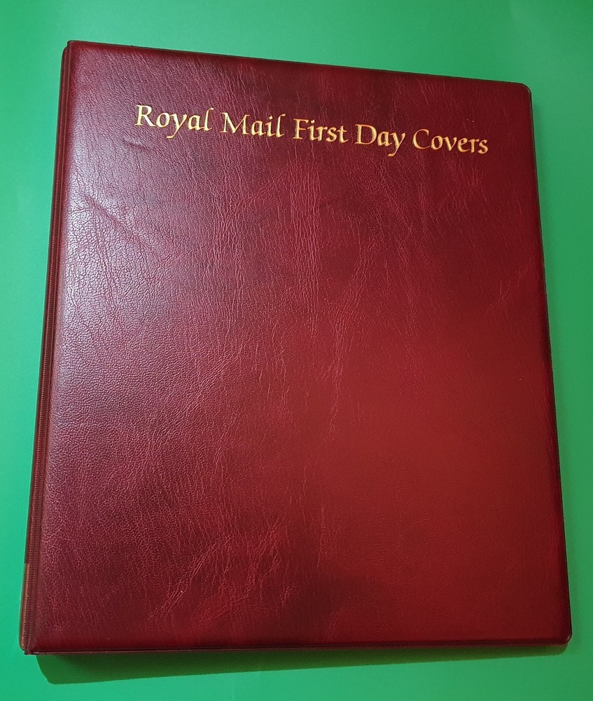 ROYAL MAIL FIRST DAY COVER ALBUM INC. 12 INSERTS TO HOLD 48 COVERS #3871