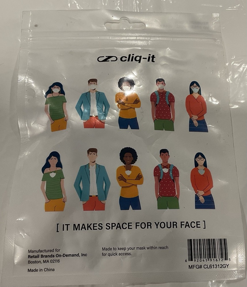 CLIQ-IT Face Mask Lanyard (10 Pack)