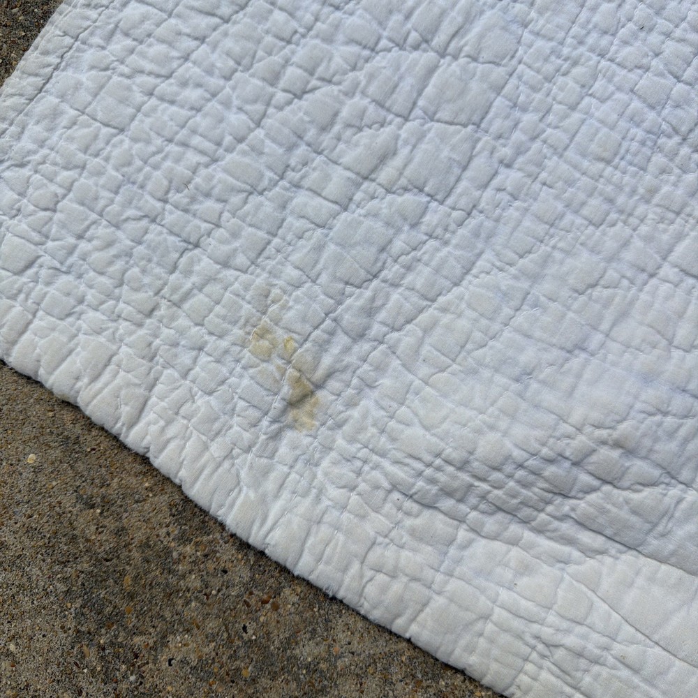 VTG Small Patchwork Cotton Quilt 74" X 58"