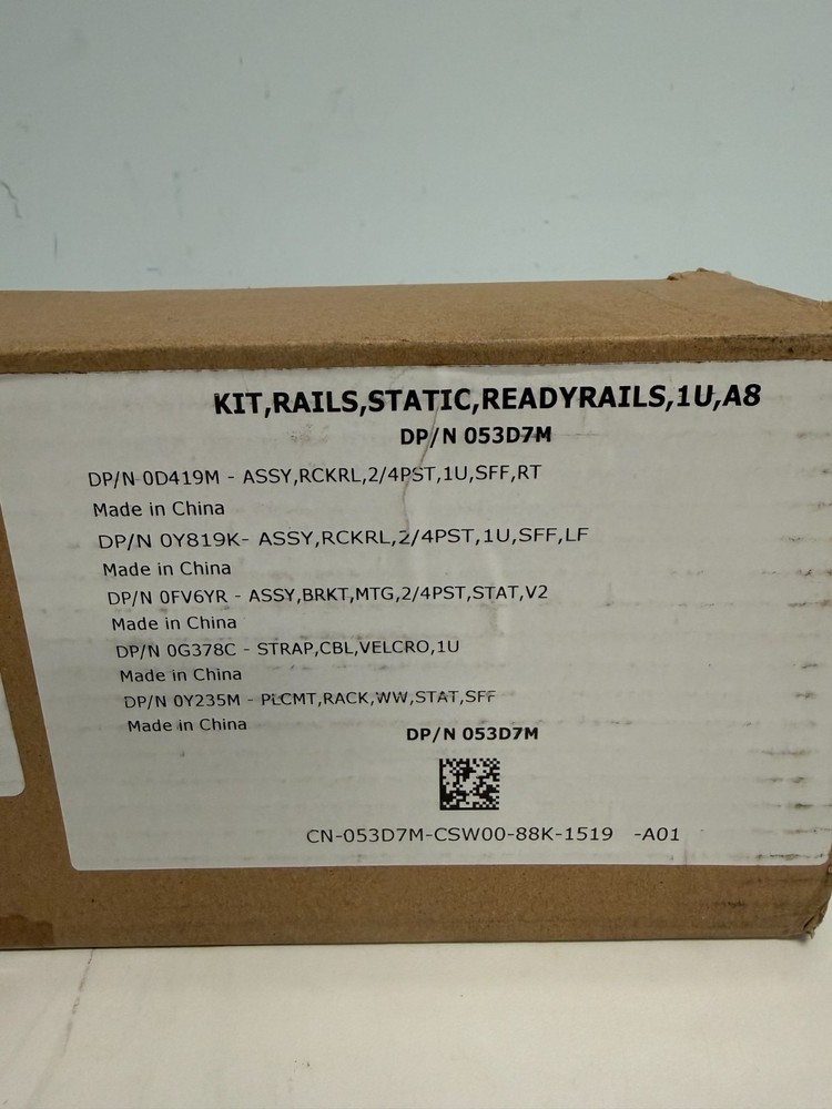 Dell ‎770-BBIC 1U Static Rail Kit - Silver