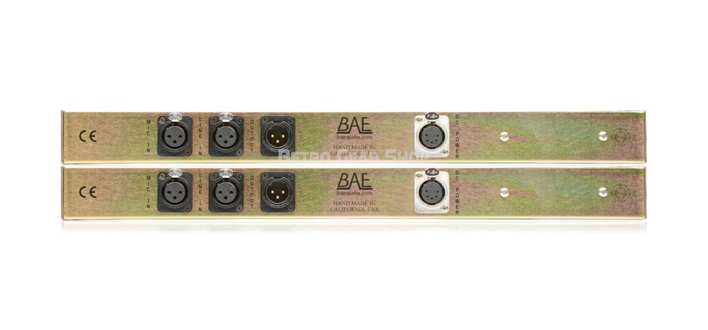 BAE 1032 Pair Rackmount Mic Preamp / EQ (with PSU)