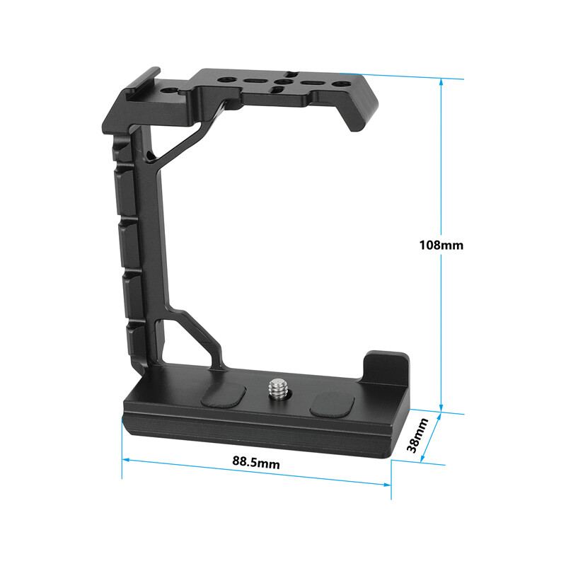 Half Camera Cage Protective Frame with Arca-Type Base & Shoe Mount for Sony A1