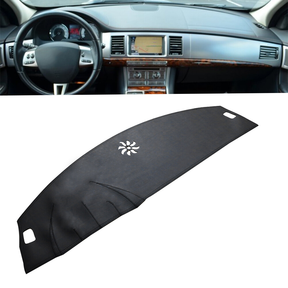 For Jaguar XF 2009-2015 Leather Dashboard Cover Dash Mat Dashmat Interior Pad