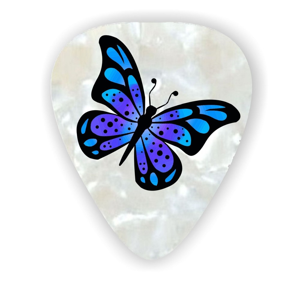 10 X BUTTERFLY ~ GUITAR PICKS ~   *Printed Both Sides*