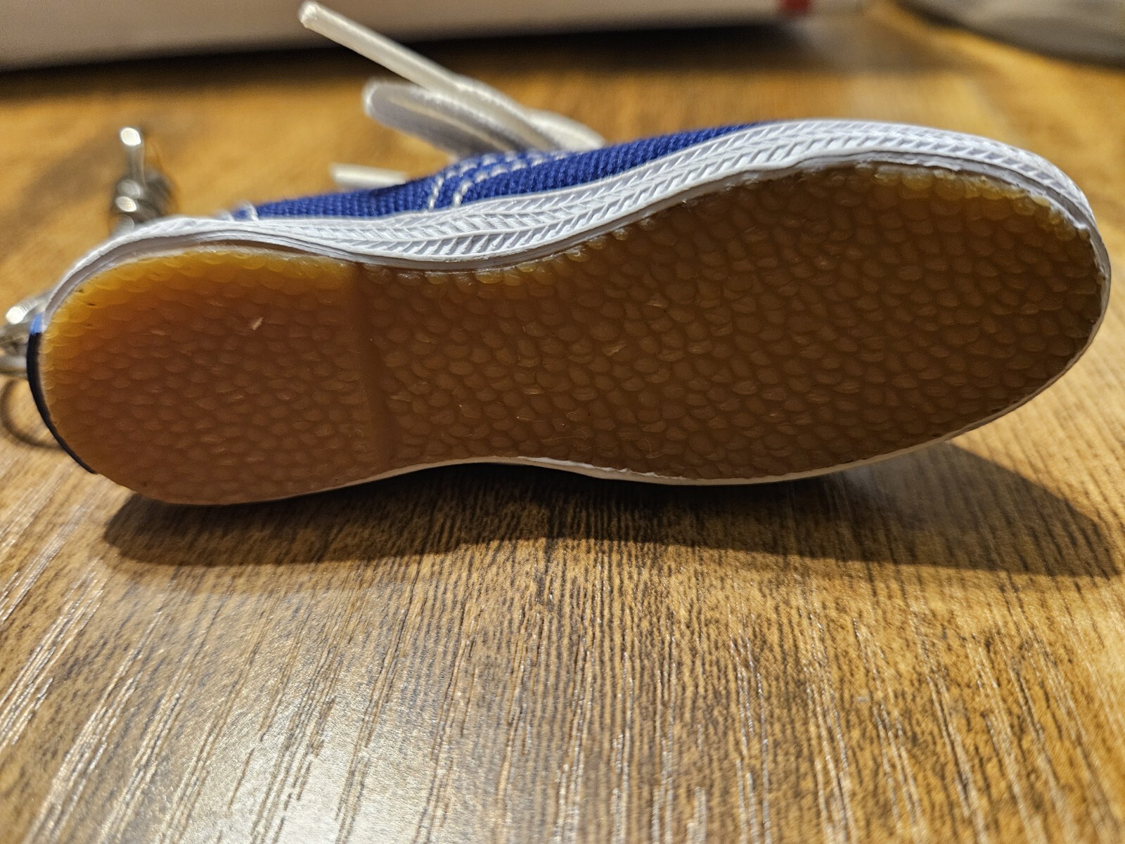 New - KEDS Original Blue Sneaker Shoe Keychain Bag Hanger 3-3/4" Long 👟