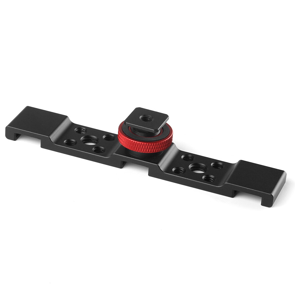 Triple Cold Shoe Mount Plate Bracket for Camera Microphone  M7E1