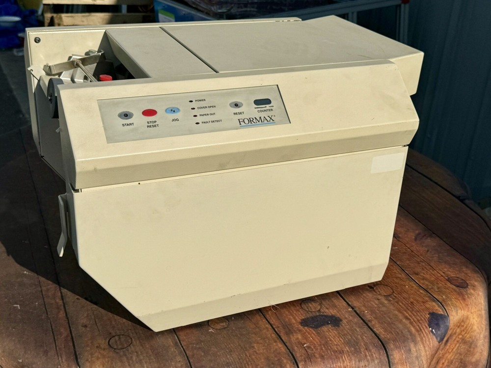 Formax FD-2030 Folder/Pressure Sealer Missing conveyor Untested