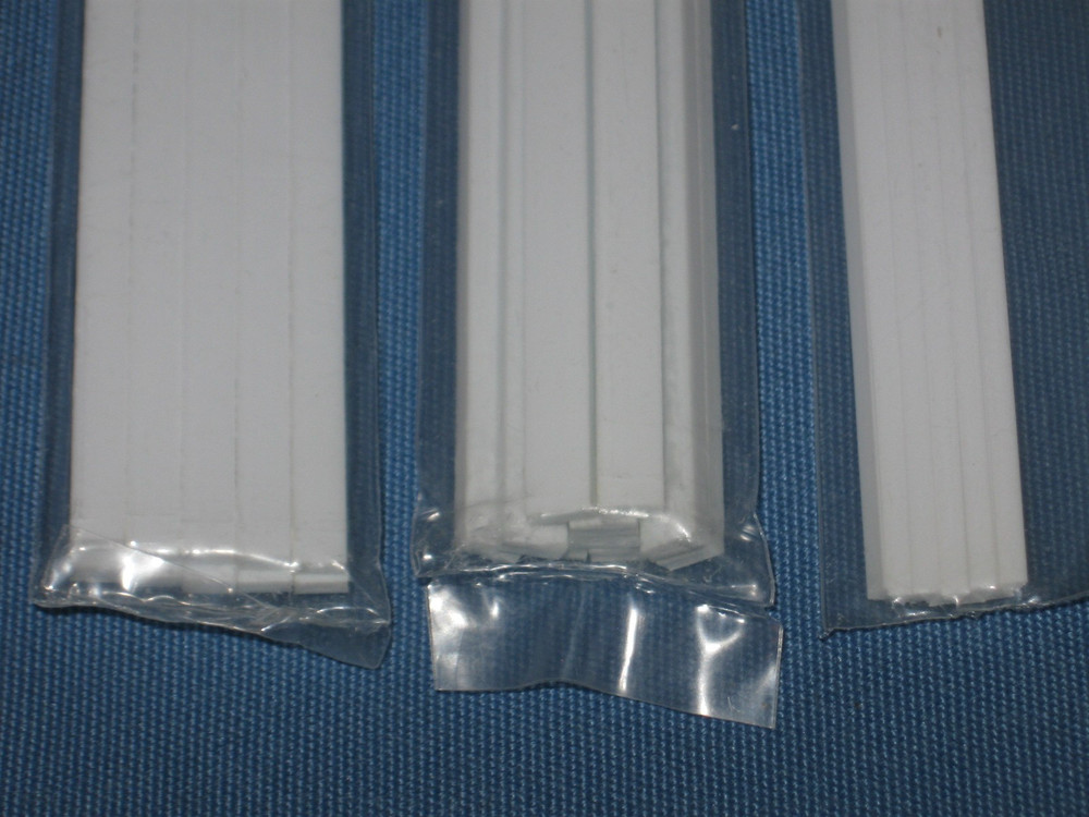 Plastruct 10” Styrene Shapes .080” Strips & Triangles - 3 pks