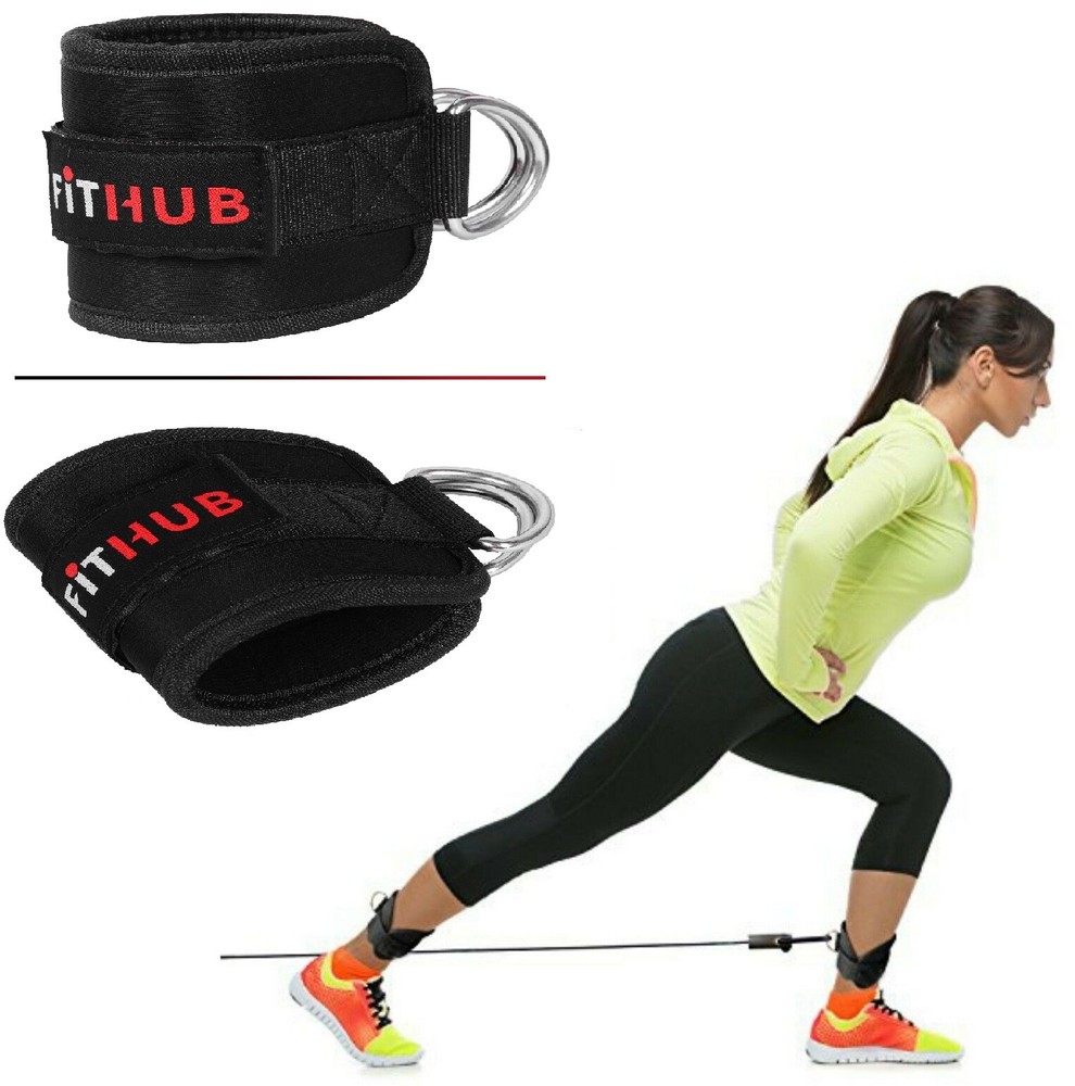Ankle Straps For Cable Machine Kickbacks Glute Workouts Lower Body Exercises USA