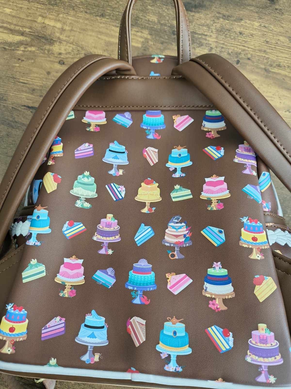 Loungefly Disney Princess Birthday Cakes Print Mini Backpack & Wallet Set