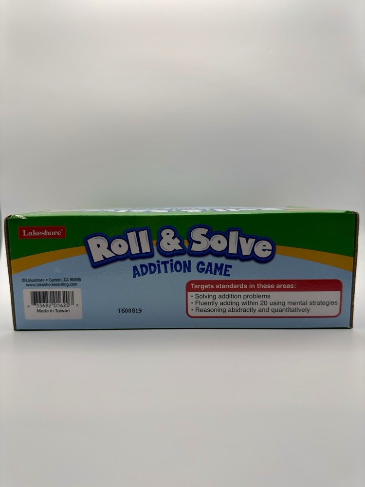 Lakeshore-Roll & Solve Addition Game EE486 Open Box!!