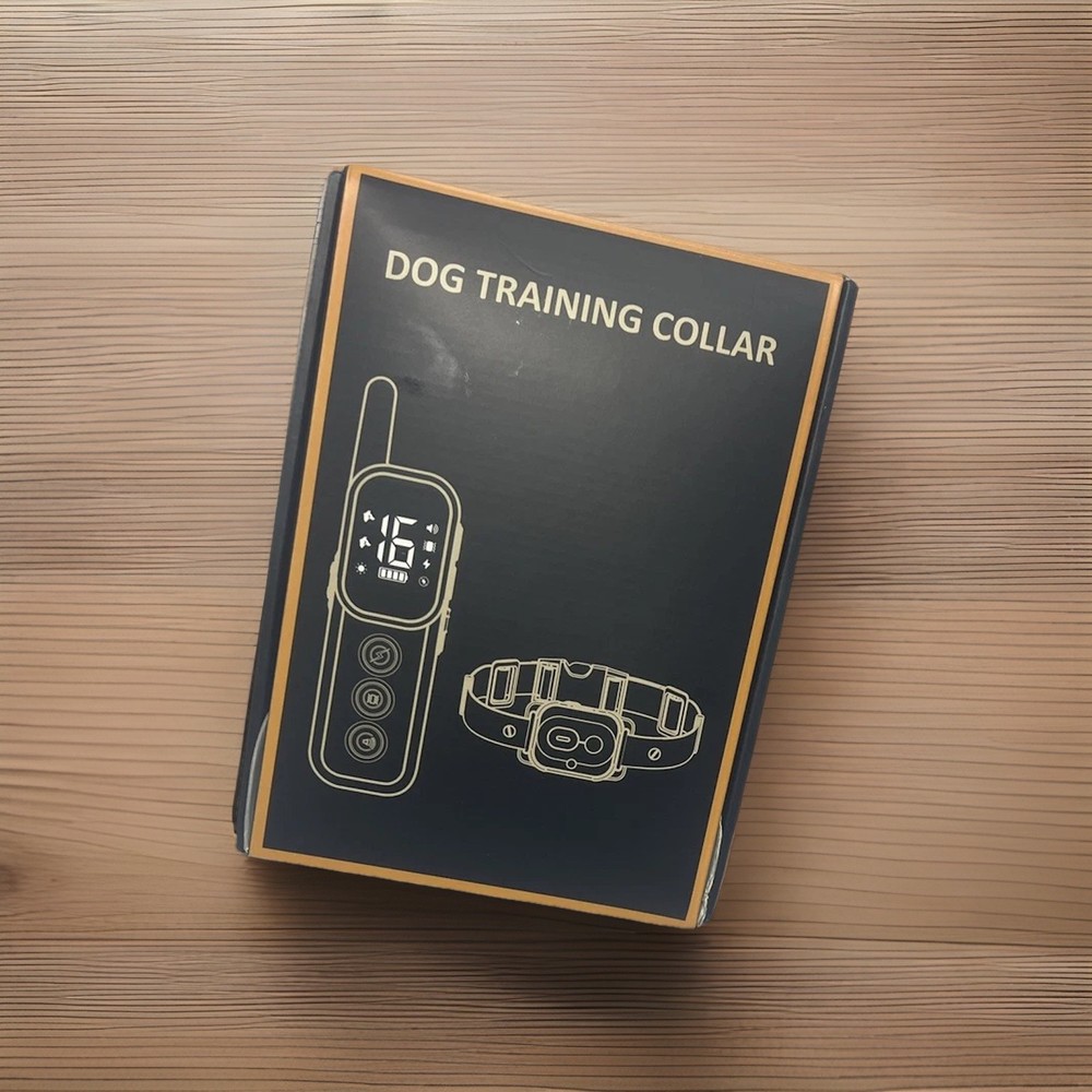 Rechargeable Waterproof Dog Training Collar Remote Vibration Shock 1000ft Range