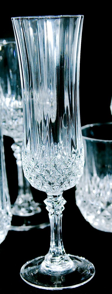 Cristal D'Arques Longchamp (clear) 5 Piece Place Setting (EUC)