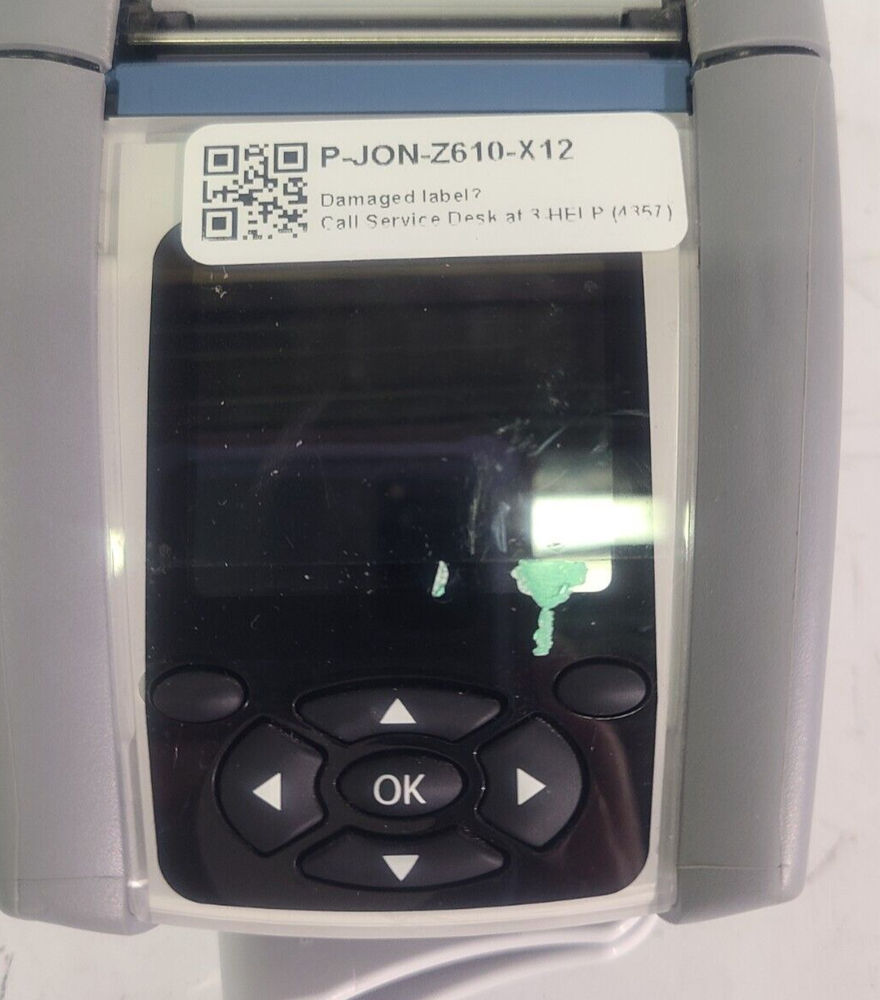 Zebra ZQ610 Thermal Label Printer W/ Battery