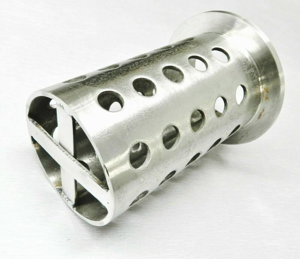 Perforated Flask 3" x 6" Casting Flask Vacuum Casting Stainless 1/8" Wall