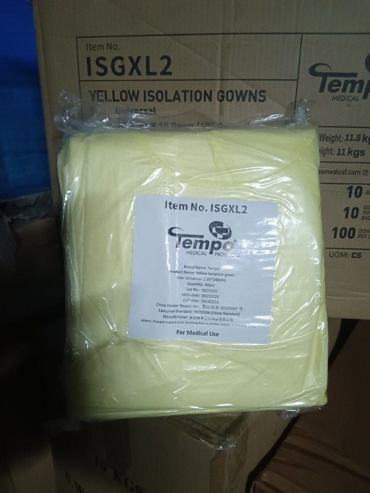 disposable isolation gowns