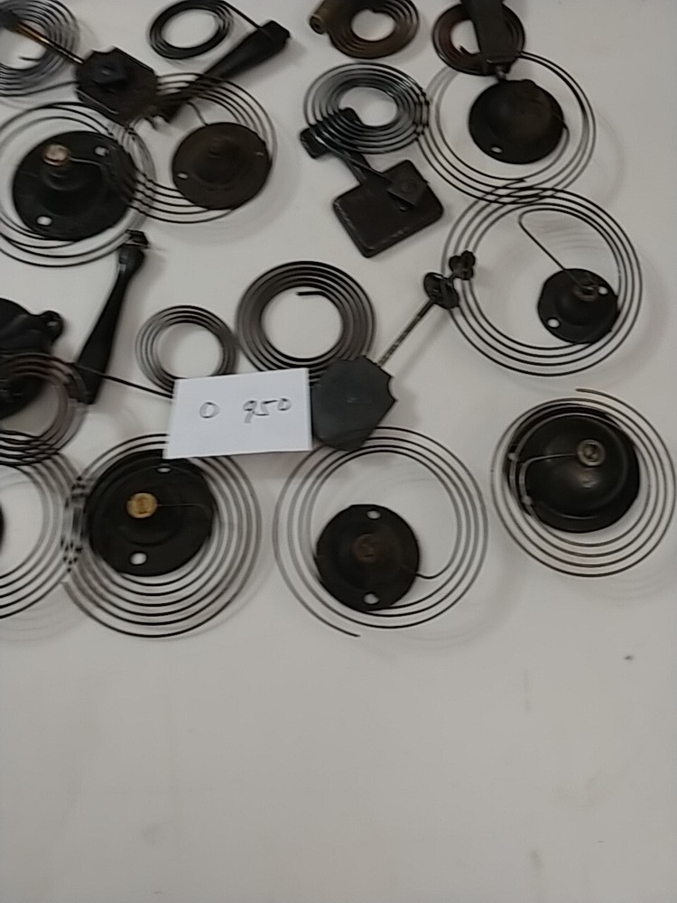 25 ASSORTED CLOCK COIL STRIKE GONGS