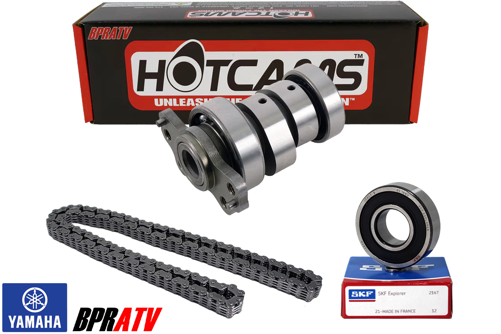 06 07 08 Raptor 700 Hotcams Hot Cams Cam Stage 2 Two Camshaft & HD Timing Chain