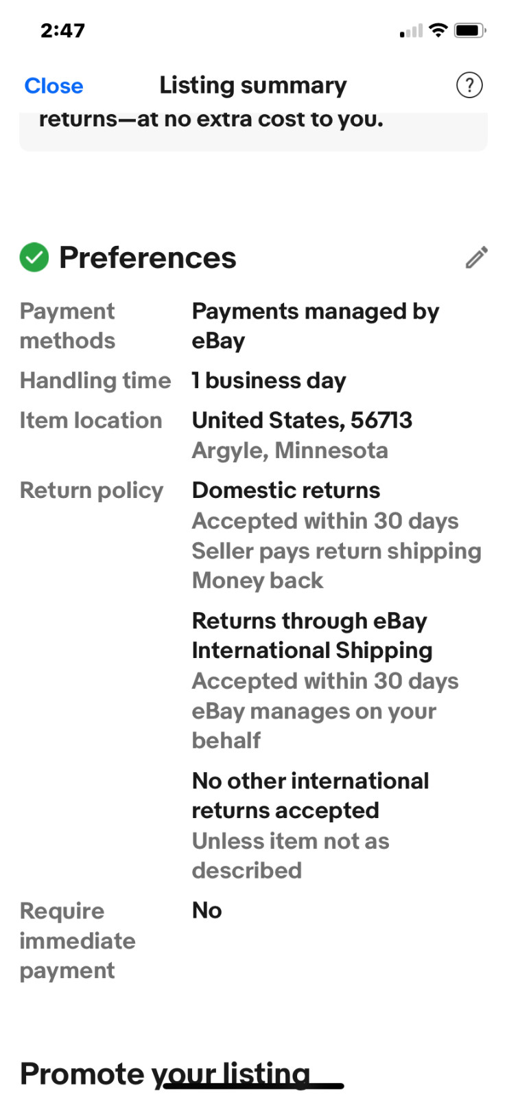 Belview Minnesota Minn Mn Trade Token 10 Cents