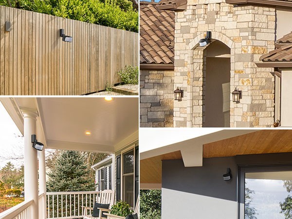 DEWENWILS Motion Sensor Light Switch Outdoor Wireless 100FT Remote 50FT Detect