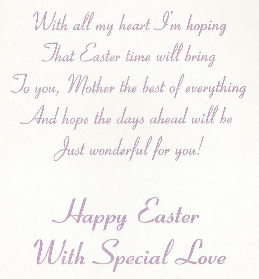 A Very Happy Easter Mother (E)