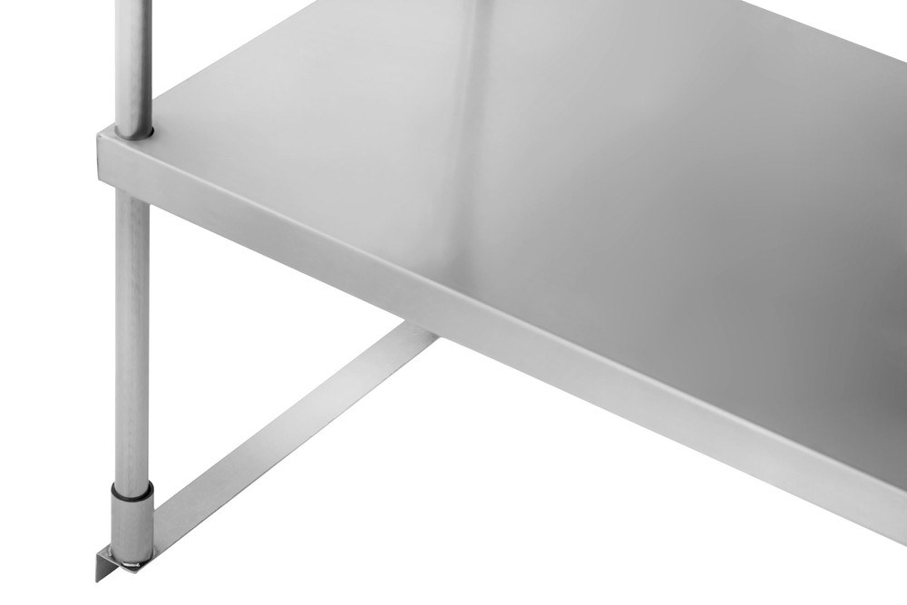 Kratos 12"x48" Double Overshelf for Worktables