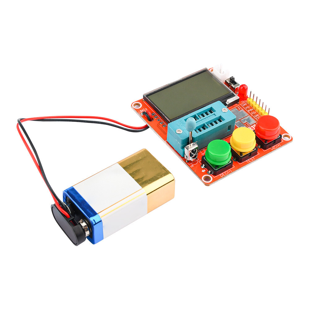 LCR-T4-MINI-Z Transistor Tester 1.7" 12864 LCD Capacitance Servo Frequency test