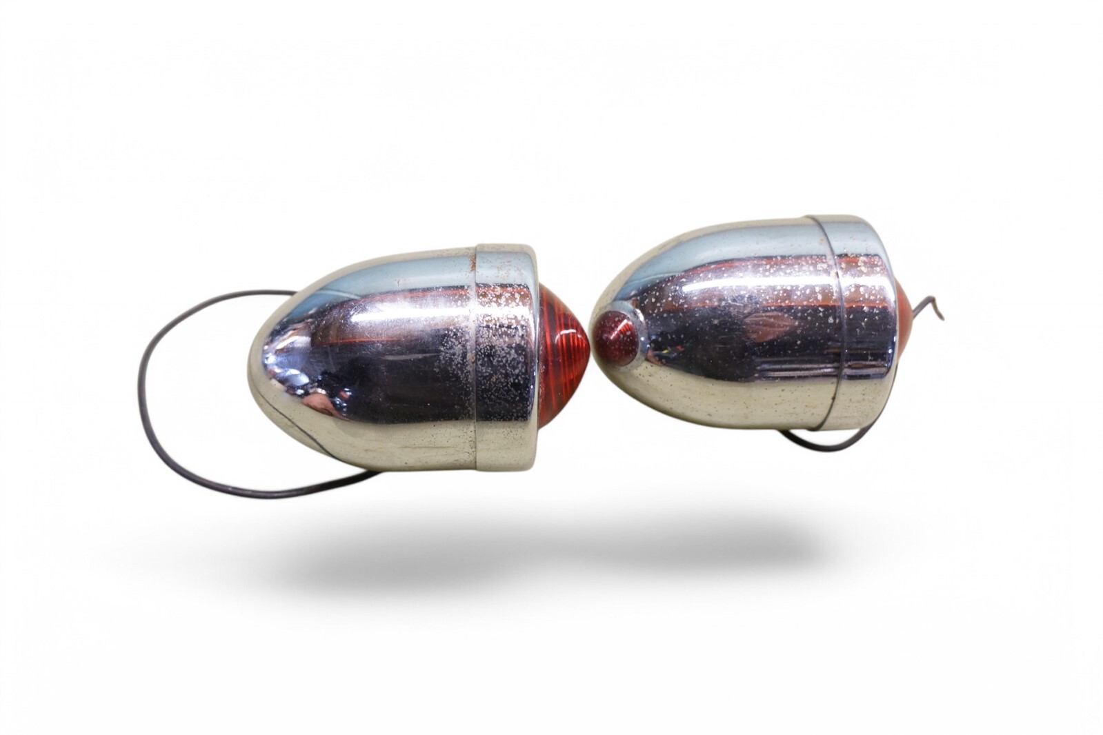 Harley Shovelhead Panhead Red Bullet Marker Light *2080