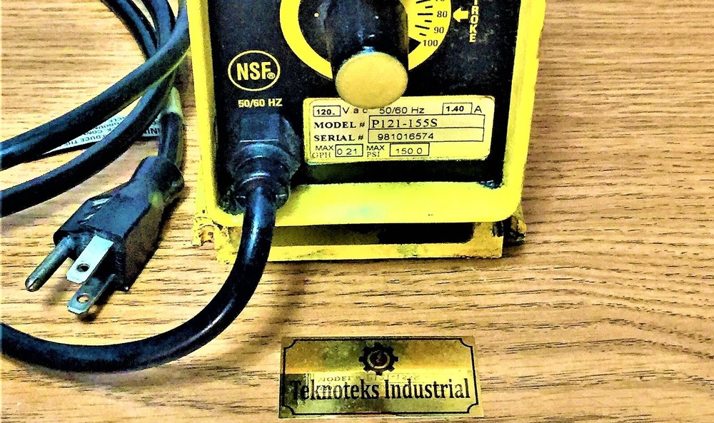 LMI MILTON ROY P121-155S ELECTROMAGNETIC DOSING PUMP