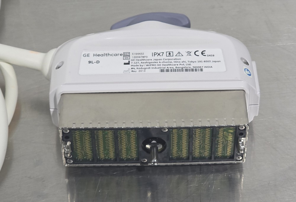 GE 9L-D Ref 5194432 Wideband Linear Array Ultrasound Probe