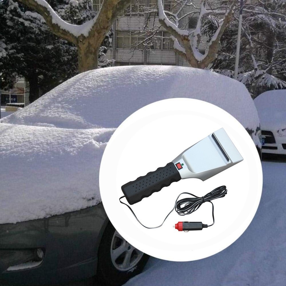 12 V Windscreen Snow Remover Electric Windshield Defroster Scraper Ice