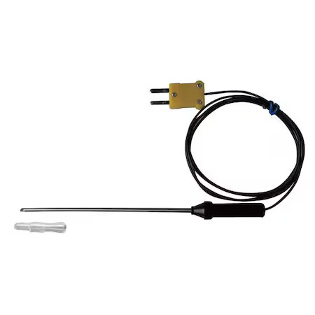 Temperature Probe, Mini Plug, Type K, 5Rmf5