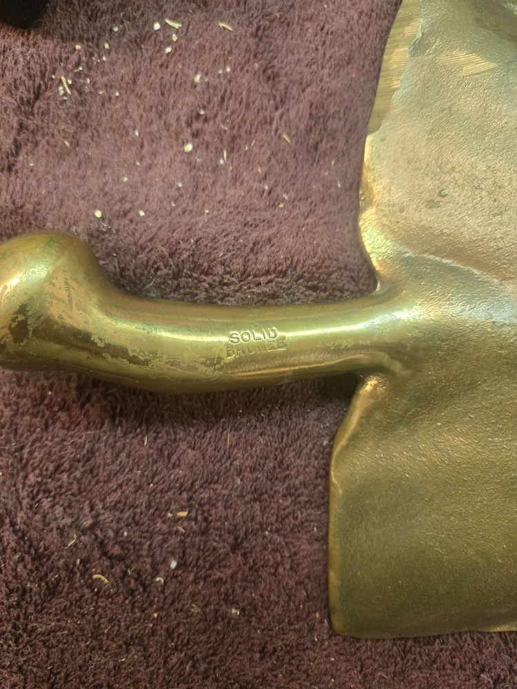 Vintage Bronze Decorative Leaf