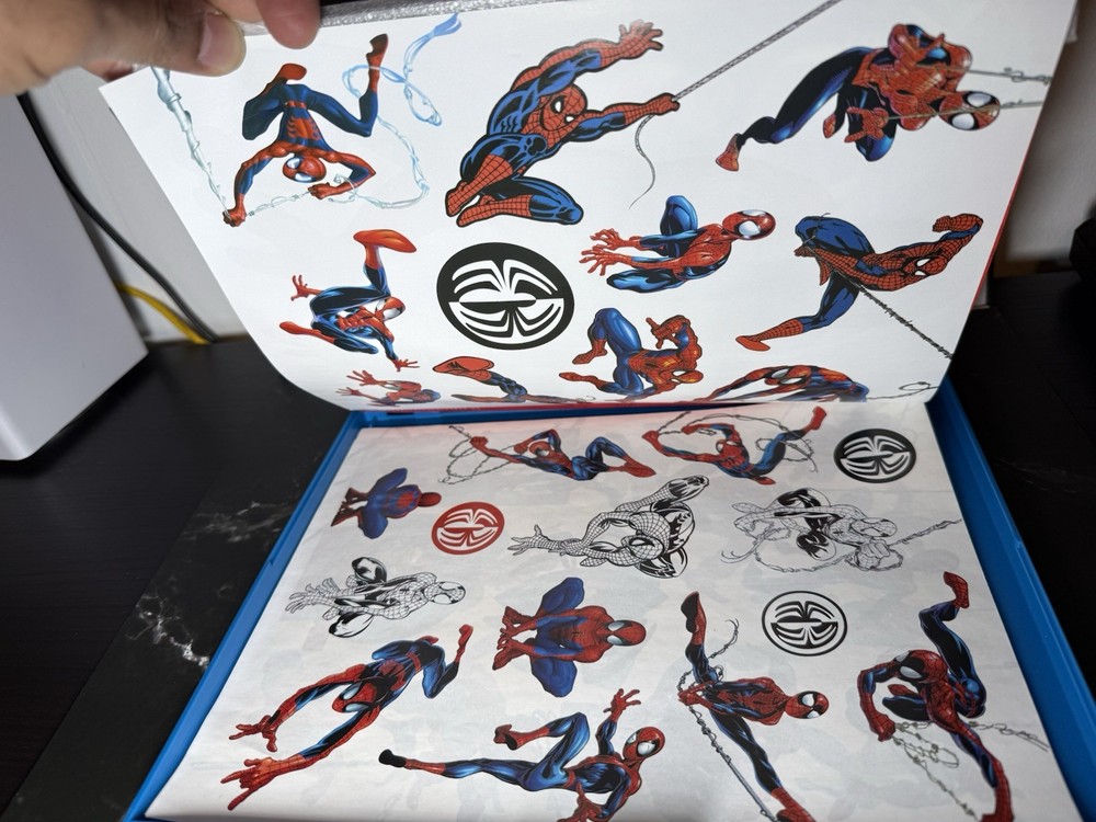Spider-Man Digi Draw Kit Marvel Rainbow Art Tracing Set Open Box Complete