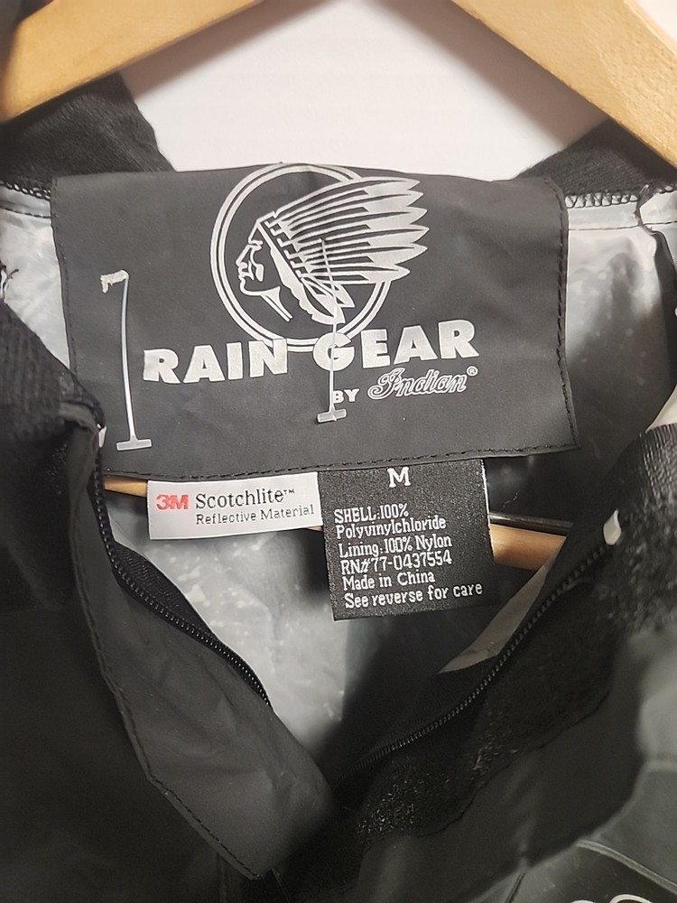Indian Motorcycles Rain Jacket And Pants Size Medium