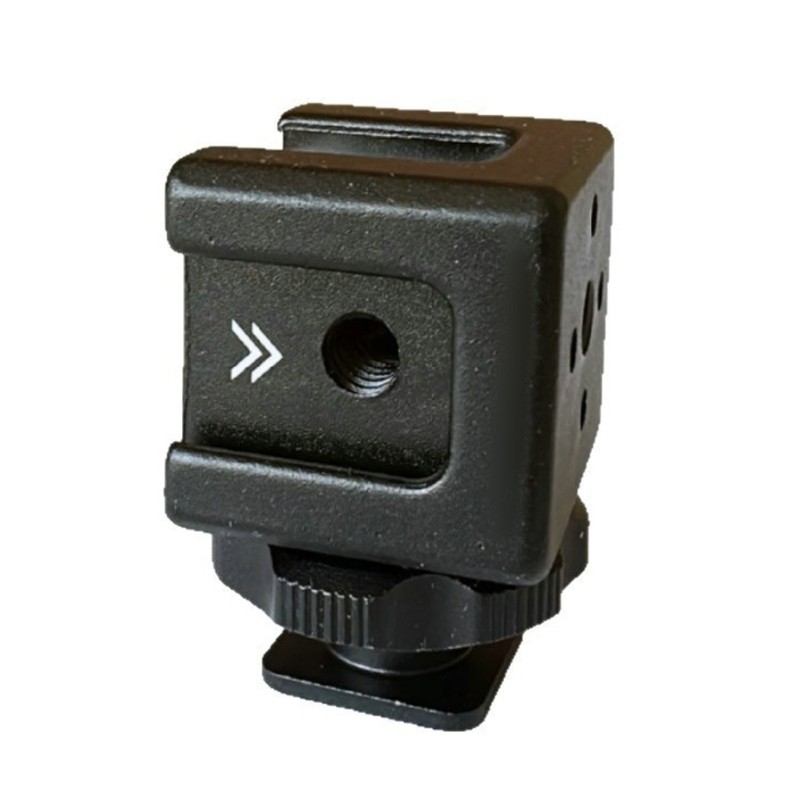Aluminum Camera Mounting Bracket With Expanded Connection Cold Shoe Expander