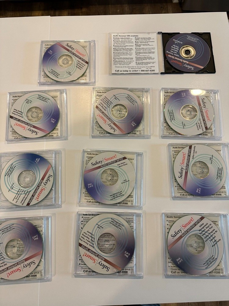 Workplace Safety - 11 Audio Seminars on CD's