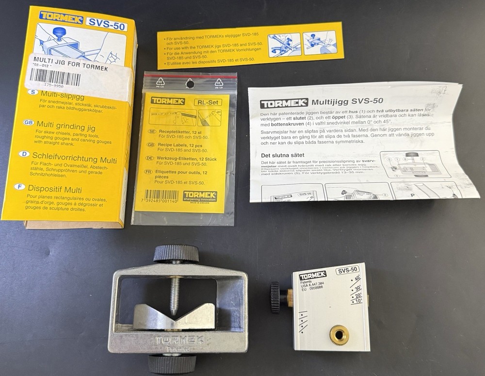 Tormek Svs-50 For Sharpening Gouges And Parting Va8