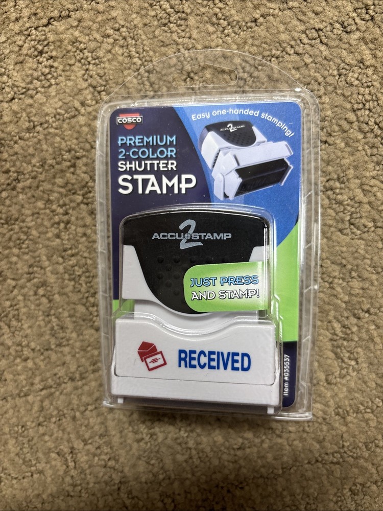 Received Stamp Accu Stamp NEW