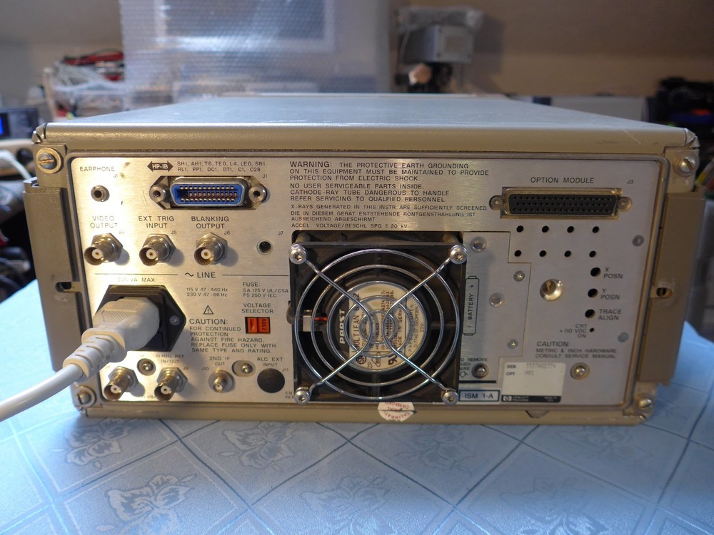 HP8563A Spectrum Analyzer 22.0GHz with new LCD