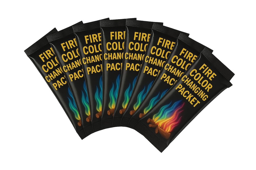 Magic Campfire Fire Color Changing Packets – 12 Pack (25g Each) – Assorted